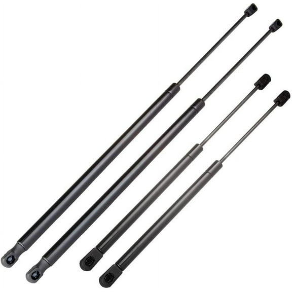 ECCPP 2pcs Liftgate and 2pcs Window Glass Lift Supports Struts for Jeep Commander 2006-2009