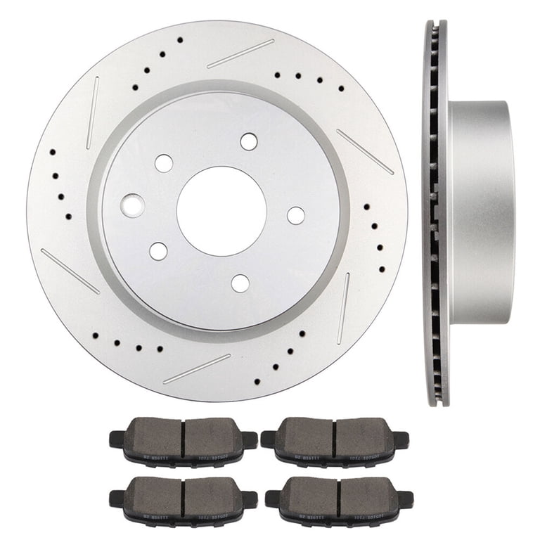 for Nissan 350Z 370Z Infiniti G35 G37 M35 308mm Rear Brake Rotors