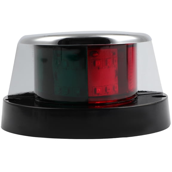 ECCPP 2x Red/Green LED Boat Navigation Lights Marine LED Navigation Light Boat Bow Light for Pontoon Skiff Small Boat Stainless Steel,12V