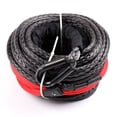 thumbnail image 1 of ECCPP 3/8" x 95ft 20500LBS Winch Rope Synthetic Line Black Recovery Cable 4WD ATV SUV, 1 of 4