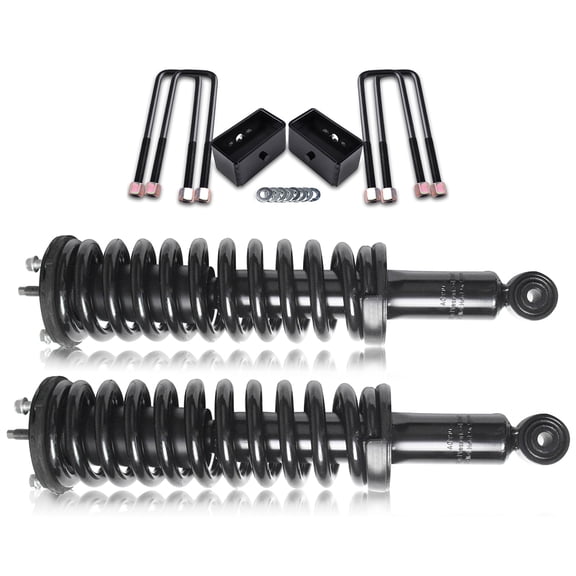 ECCPP 3" Rear Leveling Lift+Complete Struts, Front Strut Assembly Shock Absorber for 1995 1996 1997 1998 1999 2000 2001 2002 2003 2004 for Toyota Tacoma