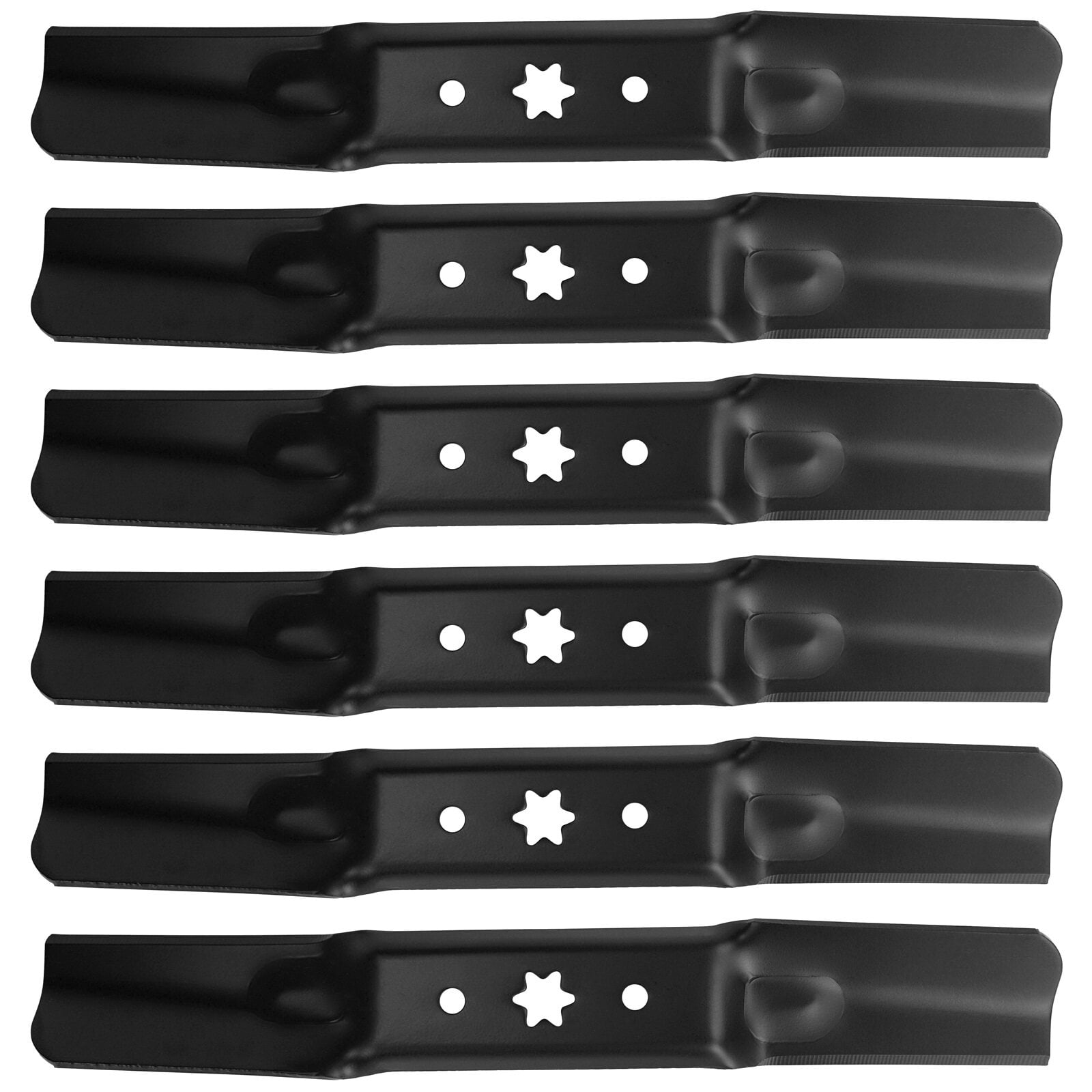 ECCPP 34 / 50 inch Deck high-lift Mower Blades 942-05052A Fit for Cub Cadet for MTD for Troy Bilt 942-05052A G8200 G8300 ZS6700 XT1-LT50 XT2-LX50 for Columbia CYT5023SE ZT-L50 M155-34 (Pack of 6)