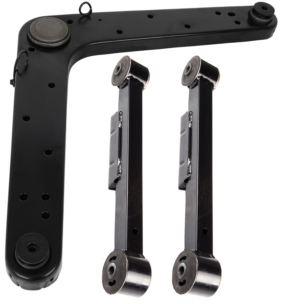 ECCPP - 3PC Rear Lower Control Arm Rear Upper Control Arm - Compatible with 2002-2007 for Jeep Liberty - K621376 K641180 Suspension Kit