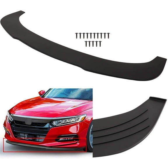 ECCPP 3pcs Front Bumper Lip Chin Spoiler Universal