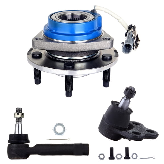 ECCPP 3pcs Wheel Hub Outer Tie Rod End Lower Ball Joint fit for 1999-2004 For Chevrolet Venture 1999-2004 For Oldsmobile Silhouette 2000-2003 For Pontiac Grand Prix 1999-2005 For Pontiac Montana