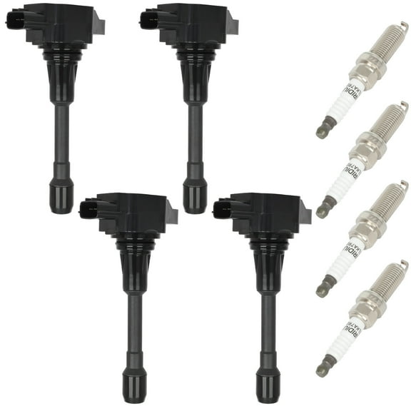 ECCPP 4 ignition coils with 4 iridium Spark Plugs,UF509,coils packs,for Suzuki Equator 2.5L 2009-2012 ,for Nissan Frontier 2.5L 2005-2019,UF509,22448EA000