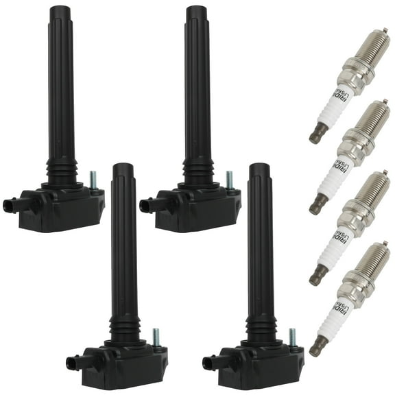 ECCPP 4 ignition coils with 4 iridium Spark Plugs,UF648,coils packs,for Jeep Grand,for Cherokee 2011-2015,for Wrangler 2012-2017 &,for Dodge Grand Caravan 2011-2020,V6 3.6L,UF648 97390
