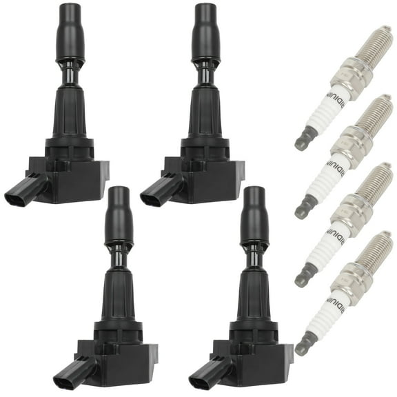 ECCPP 4 ignition coils with 4 iridium Spark Plugs,UF764,for Hyundai Sonata 2015-2019,Santa Fe Sport 2016-2018,Tucson 2018-2020 &,for kia Optima 2016-2020,Sorento,for Sportage,RondoGN10730
