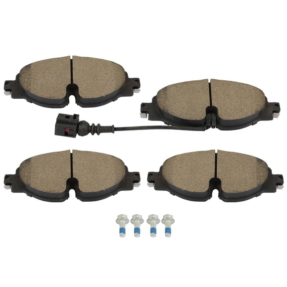 ECCPP 4 x Front Brake Pads D1760 Fit For Audi A3 2015-2016,For Audi A3 Quattro 2015-2016,For Audi TT Quattro 2016-2020,For Volkswagen For Golf 2015-2021 Disc Brake Pad Set