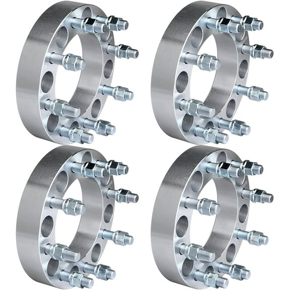 ECCPP 4PCS 1.5" 8 Lug Wheel Adapters Spacers 8x6.5 to 8x6.5 8x165.1 126.15mm fits for 1975-1997 for F-ord F-350 1960-1974 for F-ord F-350 Pickup 9/16 Studs