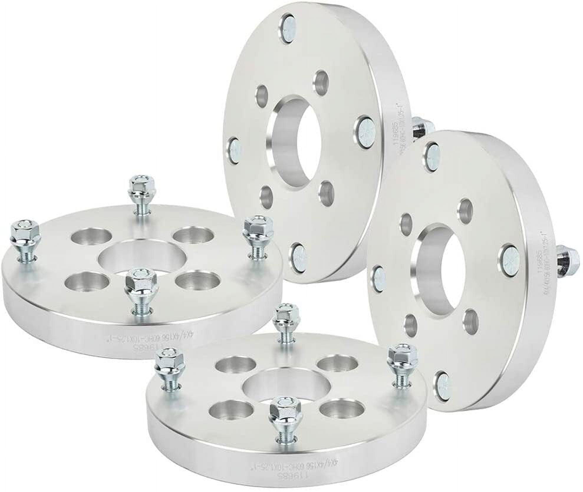 ECCPP 4PCS 4 lug Wheel Spacers Adapters 4x4 to 4x156 10x1.25 64mm 1