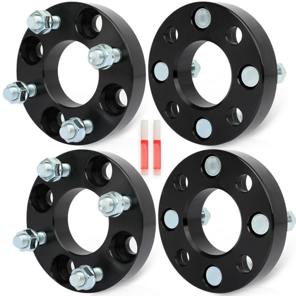 ECCPP 4PCS 4X4 to 4X4 Wheel Spacers Lug Centric 1" 4 Lug 1/2" 62mm hub bore Compatible with for E-Z G-O Club CAR for Golf CART