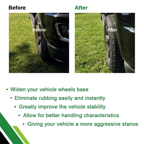 ECCPP 4PCS 5 Lug Universal Wheel Spacers Adapters 1/2" 12mm 5x4.5 or 5x4.75 Compatible with 2005-2007 for Ford Five Hundred 2009-2018 for Ford Flex