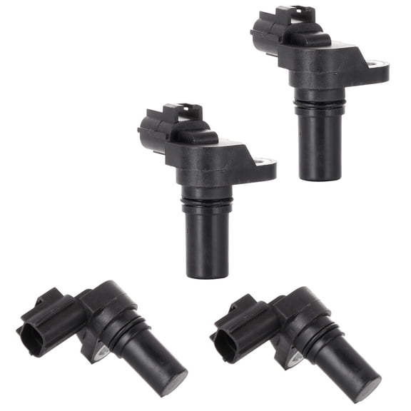 ECCPP 4PCS Crankshaft Position Sensor Fit For 2004-2005 for Ford E-350 Club Wagon 2004-2010 for Ford E-350 Super Duty 2005 for Ford Excursion 2003-2010 for Ford F-250 Super Duty CKP Sensor