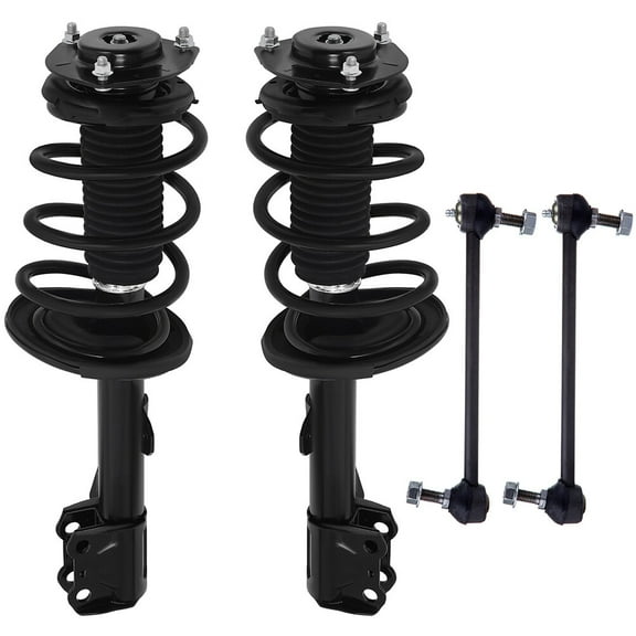 ECCPP 4PCS Front Complete Struts Assembly Stabilizer Bar Link Kit for 2008-2013 for Toyota Highlander