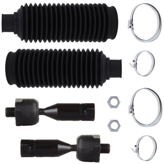 ECCPP - 4PCS Front Inner Tie Rod End Steering Boot Compatible Fit 1996-2002 For Toyota For 4Runner 1995-2004 For Toyota For Tacoma Suspension Kit