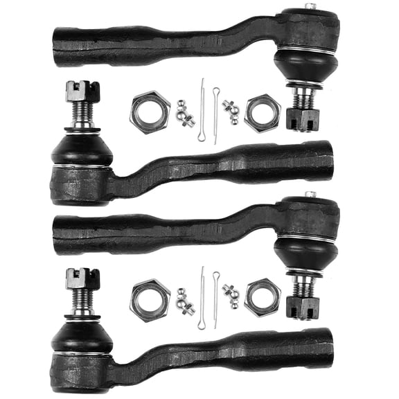 ECCPP - 4PCS Front Outer Tie Rod End Compatible Fit 2001-2002 For Toyota For Sequoia 2000-2002 For Toyota For Tundra Suspension Kit