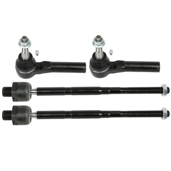ECCPP 4Pcs Front Inner/Outer Tie Rod End Fit For 2010-2015 for Chevrolet for Camaro