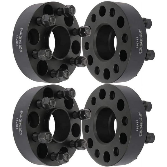 ECCPP Hubcentric Wheel Spacers with Select Chevrolet GMC Buick Cadillac, 6x120mm 1.5 inch, 4 Piece