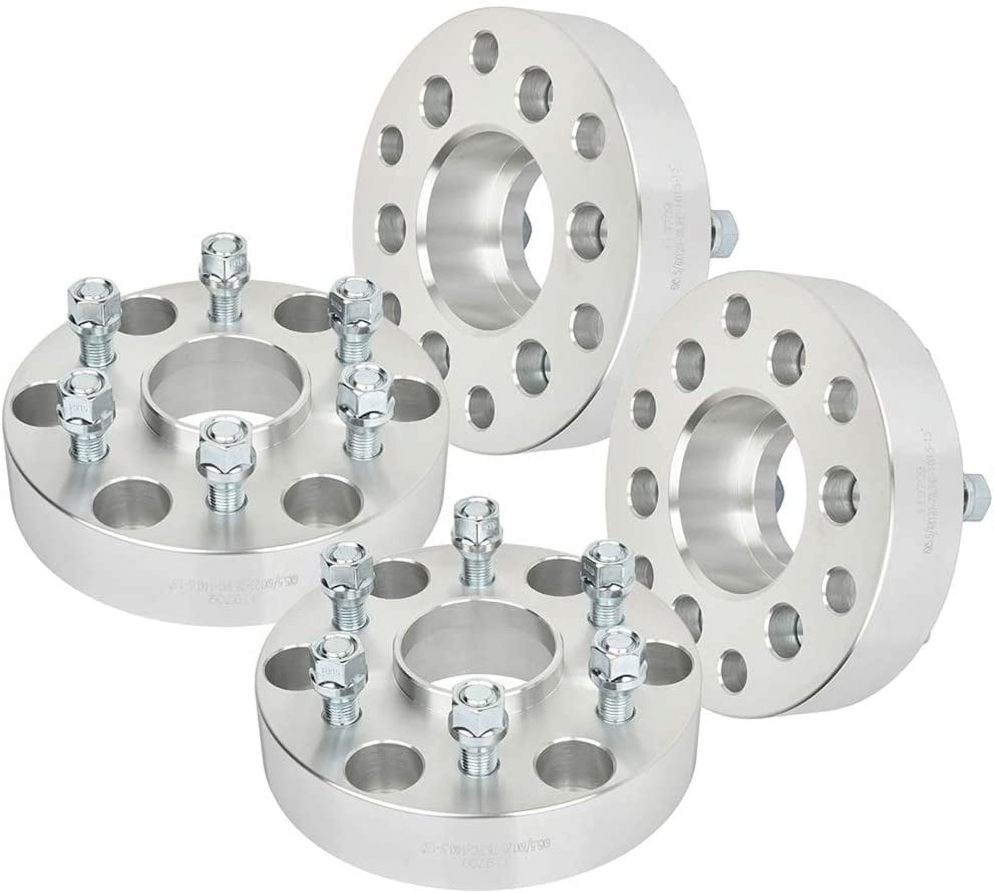 ECCPP Pair of 8 Lug Wheel Spacers Adapters 1.5 8x6.5 to 8x6.5 8x165.1 to  8x165.1 126.15mm fit for F250 F350 for Ram 2500 3500 with 9/16 Stud