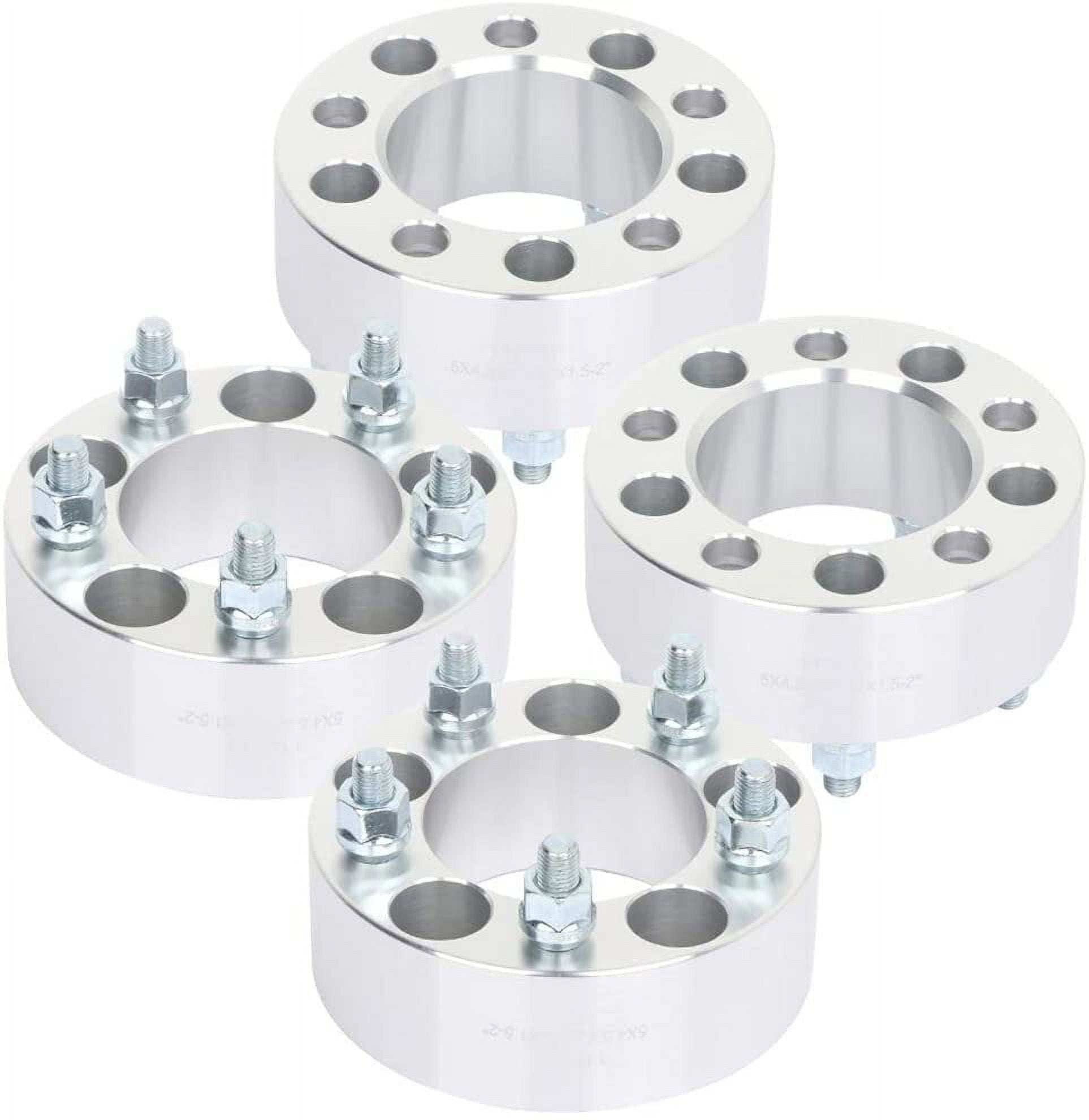 ECCPP 4X 5x114.3 50mm Wheel Spacers 5x4.5 12x1.5 82.5 2" Silver