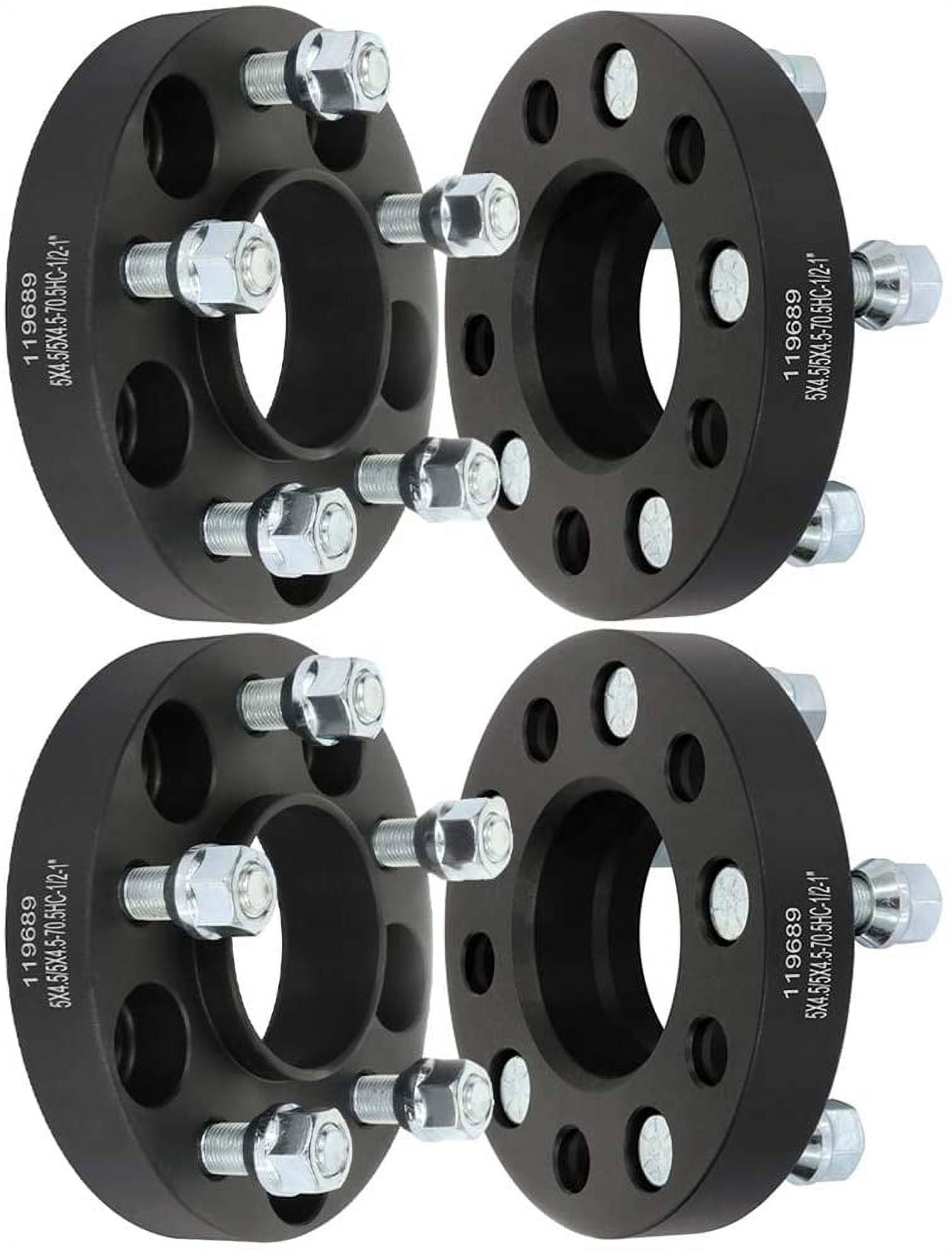 ECCPP 2PCS 12mm Universal Wheel Spacer 5x120 / 5x127 78.1mm CB Compatible With 2010-2017 For Chevrolet Equinox 2014-2020 For Chevrolet Impala 2013-2015 For Chevrolet Malibu