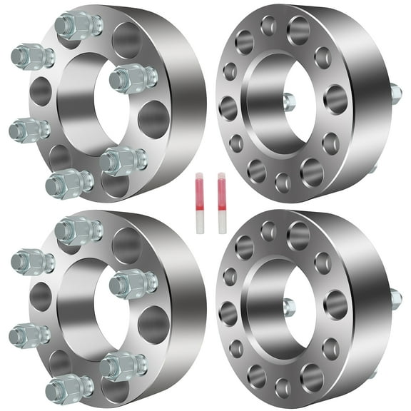 ECCPP 4X 6 Lug 2" Wheel Spacers Adapters 6x135mm to 6x135mm 14x2.0 Studs Fits for F-ord Expedition for F-ord for F150 for Lincoln Mark LT for Lincoln Navigator Fits select: 2004-2015 FORD F150