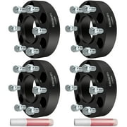 ECCPP 4X Black 1.5" Hub Centric Wheel Spacers 6x135mm to 6x135mm 6 Lugs Adapters with 14x2 for Raptor Expedition