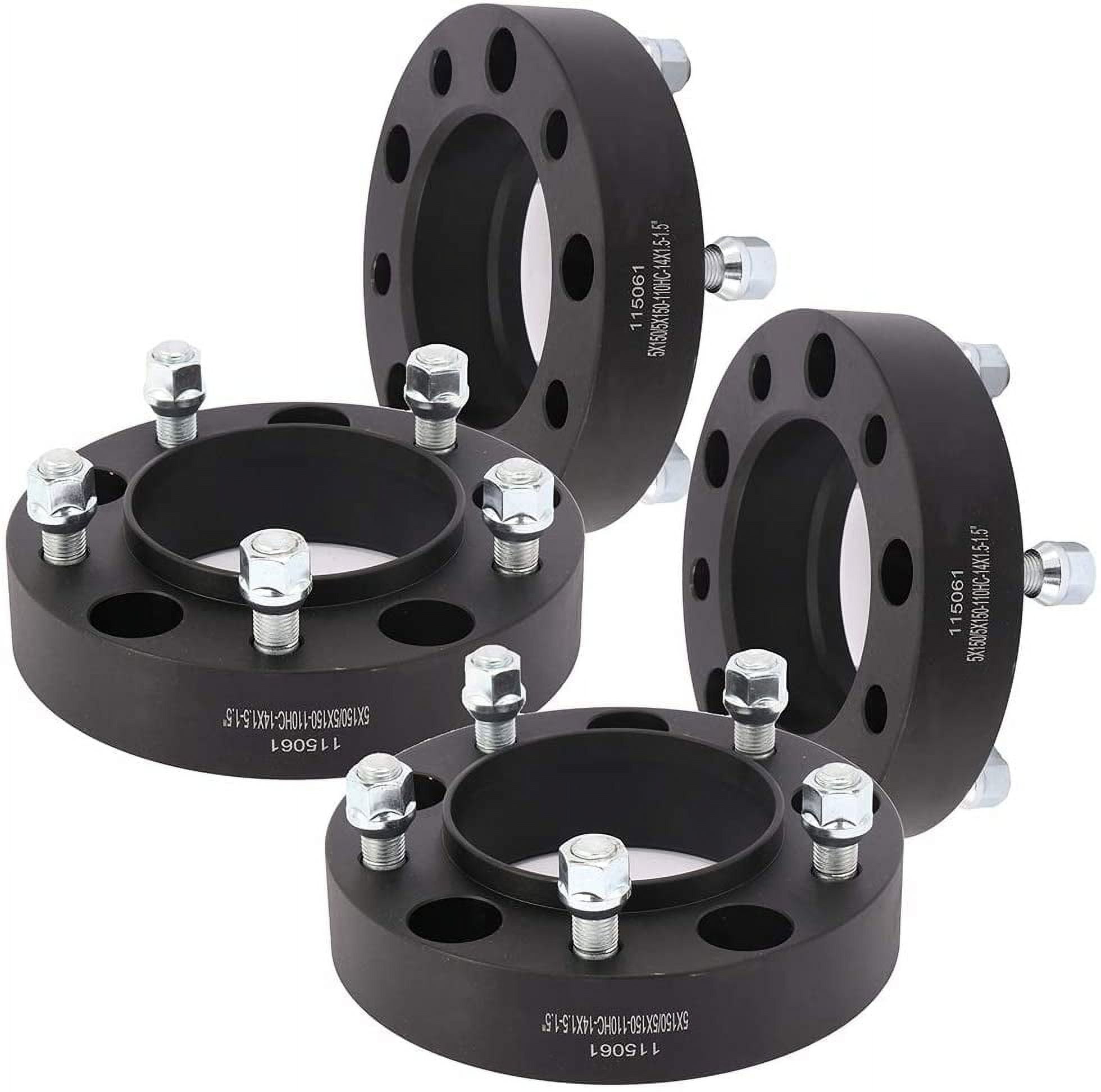 5x150 Toyota Wheel Spacers 14x1.5 | 110mm Center Bore USA Grade Studs – Spacer Experts