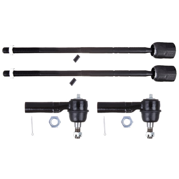 ECCPP 4pcs Front Inner Tie Rod End Front Outer Tie Rod End fit for 1995-2003 For Ford Windstar