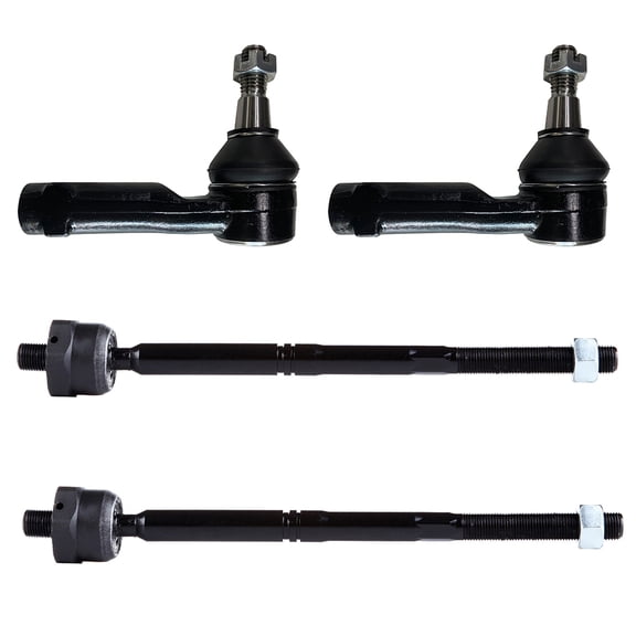 ECCPP 4pcs Front Inner Tie Rod End Front Outer Tie Rod End fit for 2004-2006 For Ford for F-150