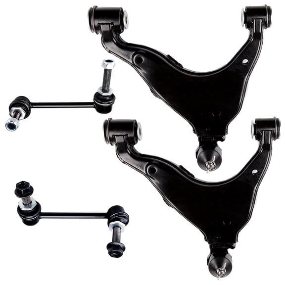 ECCPP 4pcs Front Lower Control Arm Front Sway Bar End Link fit for 2003-2009 For Lexus GX470 2003-2009 For Toyota For 4Runner 2007-2009 For Toyota FJ Cruiser
