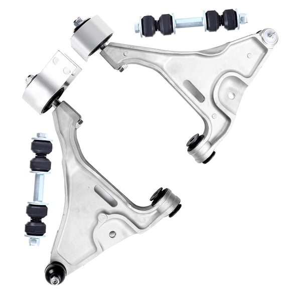 ECCPP 4pcs Front Lower Control Arm Front Sway Bar End Link fit for 2006-2011 For Buick Lucerne 2006-2011 For CADILLAC DTS