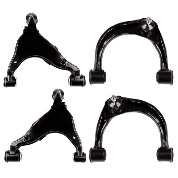 ECCPP 4pcs Front Lower Control Arm Front Upper Control Arm fit for 2003-2009 For Lexus GX470 2003-2009 For Toyota For 4Runner 2007-2009 For Toyota FJ Cruiser