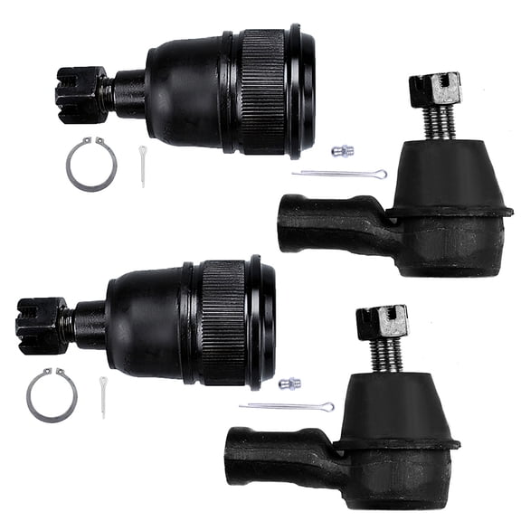 ECCPP 4pcs Front Outer Tie Rod End Front Lower Ball Joint fit for 2003-2011 For Honda Element