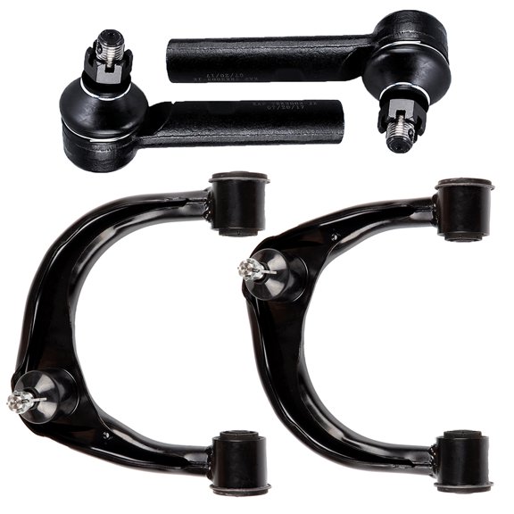 ECCPP 4pcs Front Upper Control Arm Front Outer Tie Rod End fit for 2010-2015 For Lexus GX460 2010-2015 For Toyota For 4Runner 2010-2014 For Toyota FJ Cruiser