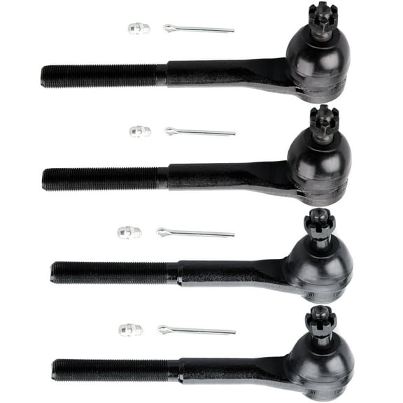 ECCPP 4pcs Inner Outer Tie Rod End fit for 1968-1970 For Chevy Bel Air 1968-1971 Biscayne 1968-1972 C10 PICKUP 1968-1970 C10 SUBURBAN 1966-1968 Caprice 1965-1968 Impala