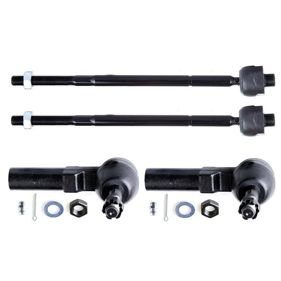 ECCPP 4pcs Inner Outer Tie Rod End fit for 2000-2005 For Buick LeSabre 2006-2011 Lucerne 1997-2005 Park Avenue 1997-1999 Riviera 2000-2005 For Cadillac DeVille 2006-2011 DTS 1998-2004 Seville