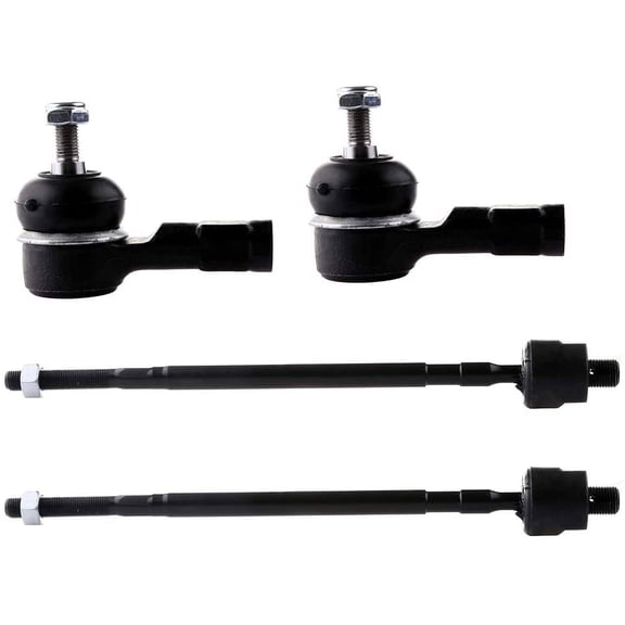 ECCPP 4pcs Inner Tie Rod End Outer Tie Rod End fit for 1993-1995 For Dodge Colt 1993-1995 For Eagle Summit 1993-2002 For Mitsubishi Mirage 1993-1994 For Plymouth Colt