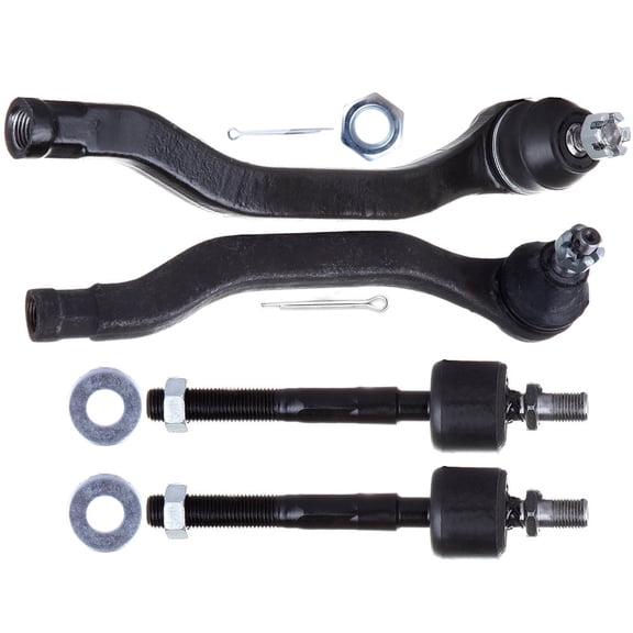 ECCPP 4pcs Inner Tie Rod End Outer Tie Rod End fit for 1997-1999 For Acura CL 1994-1997 For Honda for Accord 1995-1997 For Honda Odyssey 1996-1999 For Isuzu Oasis