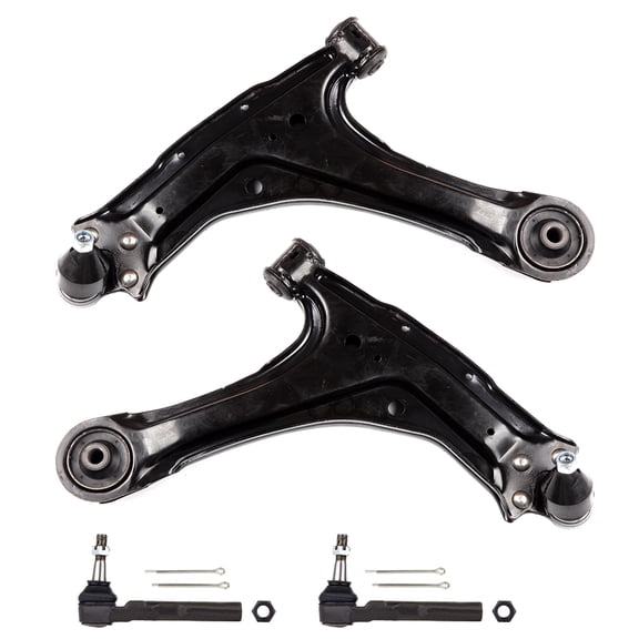 ECCPP 4pcs Lower Control Arm Outer Tie Rod End fit for Chevrolet Classic For Malibu For Oldsmobile Alero Cutlass For Pontiac Grand Am