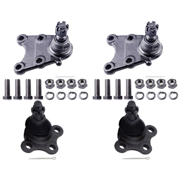 ECCPP 4pcs Lower Upper Ball Joint fit for 1996-2002 For Honda Passport 1998-2000 For Isuzu Amigo 2002-2004 Axiom 1996-2004 Rodeo 2001-2003 Rodeo Sport 1992-1994 Trooper