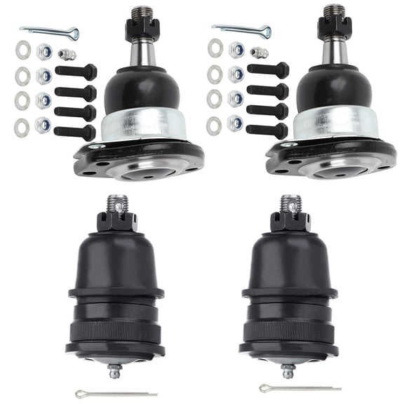 ECCPP 4pcs Lower Upper Ball Joint fit for Chevrolet S10 S10 Blazer For GMC Caballero Jimmy S15 S15 Jimmy Sonoma Sprint For Isuzu Hombre