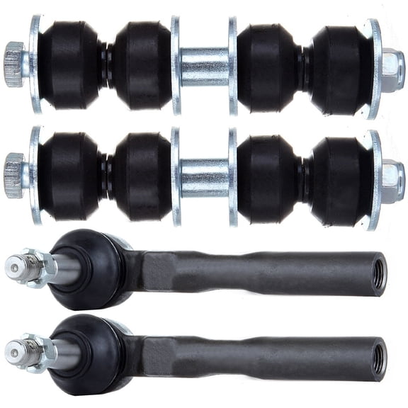 ECCPP 4pcs Outer Tie Rods Sway Bar fit for 2004-2005 For Chevy Classic 1997-2003 For Chevy For Malibu 1999-2004 For Oldsmobile Alero 1997-1999 For Oldsmobile Cutlass 1999-2005 For Pontiac Grand Am
