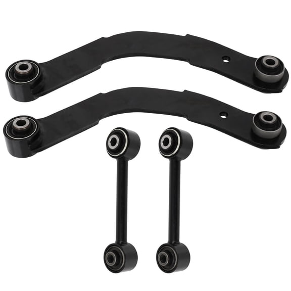 ECCPP 4pcs Rear Lower Forward Control Arm Rear Upper Lateral Link fit 2007-2012 For Dodge Caliber 2007-2017 For Jeep Compass 2007-2017 For Jeep Patriot