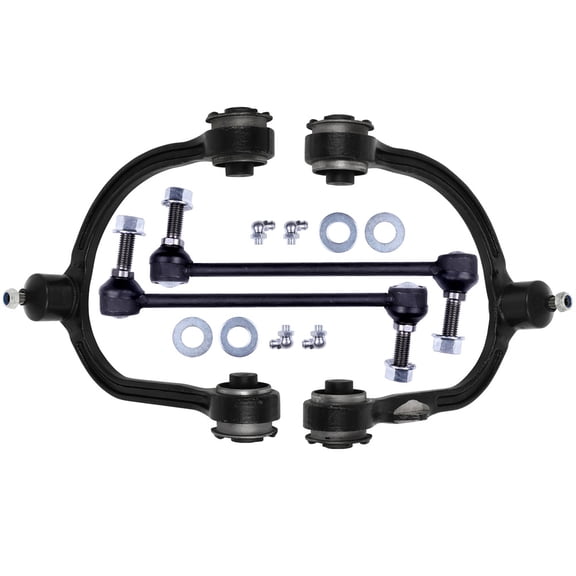 ECCPP 4pcs Upper Control Arm w/Ball Joint Sway Bar End Link fit 2005-2018 For Chrysler 300 2007-2018 For Dodge Charger 2005-2008 For Dodge Magnum