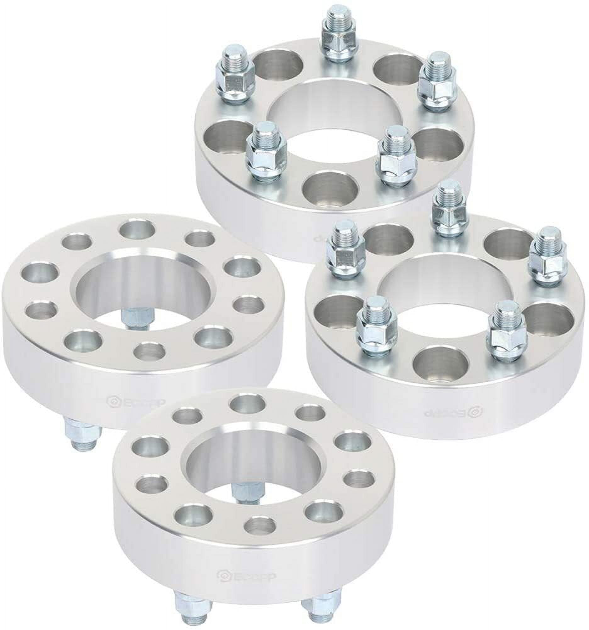 ECCPP 4x 5 lug Wheel Spacers 5x4.5 to 5x4.5 14x1.5 71.5mm 1.5 silver Compatible with 2009-2013 for Dodge Challenger 2005-2008 for Dodge Magnum - Walmart Supplies