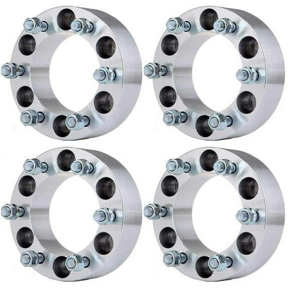 ECCPP 4x 6 lug Wheel Spacers 6x139.7mm 2 inch 6x5.5 to 6x5.5 108mm fits for Nissan Frontier Pathfinder Armada Titan Xterra Pickup for Infiniti QX56 QX4 with 12x1.25 Studs