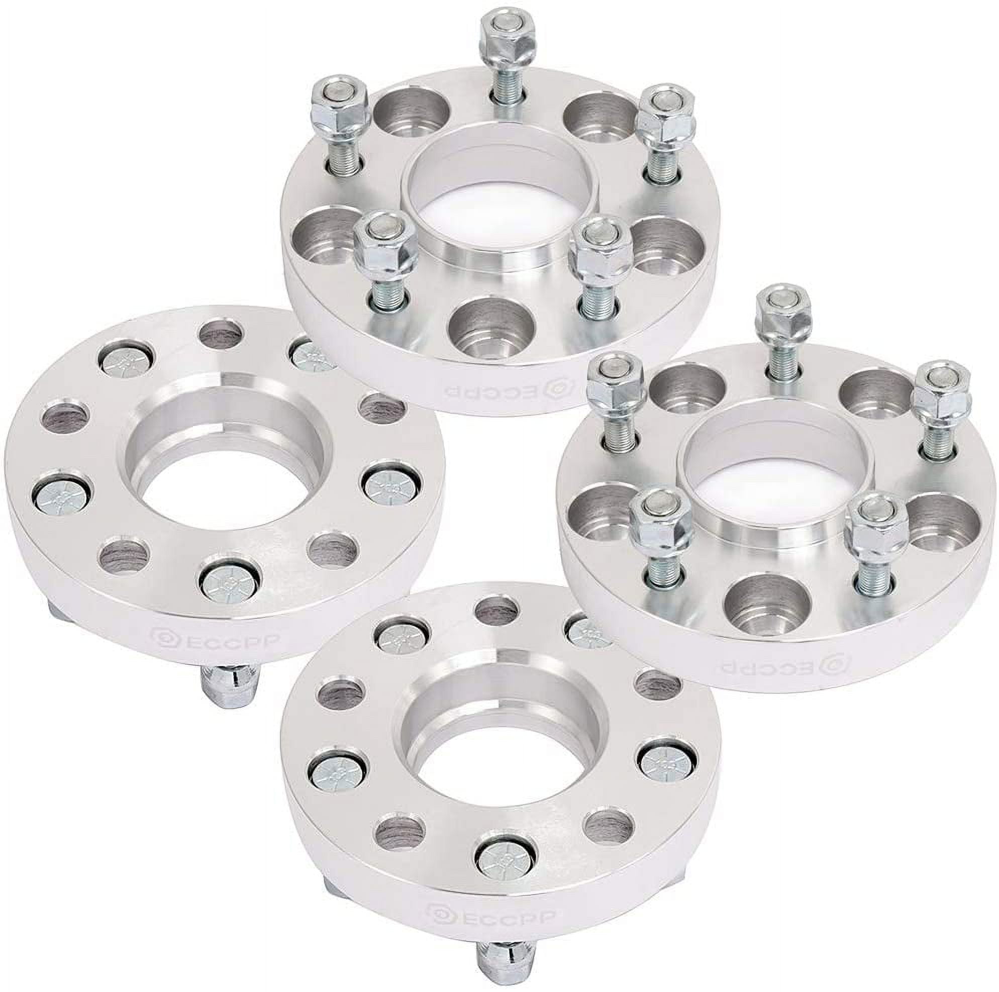 ECCPP 5 Lug 1" Hubcentric Wheel Spacers 5x4.75 to 5x4.75 for Chevr