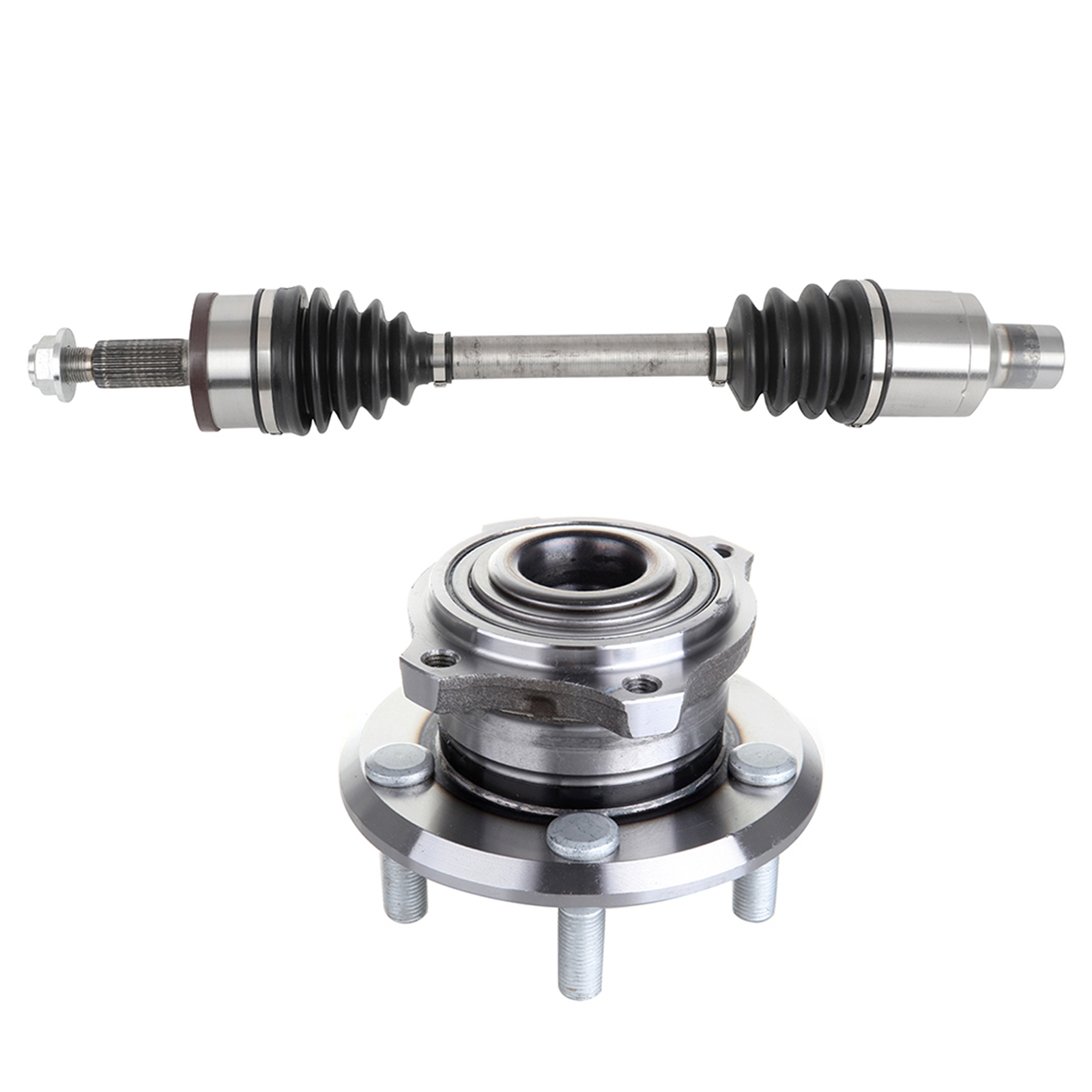 Detroit Axle Front CV Axle Shaft & Wheel Bearing Hub Combo For Dodge Charger/Chrysler 300 AWD - View #4
